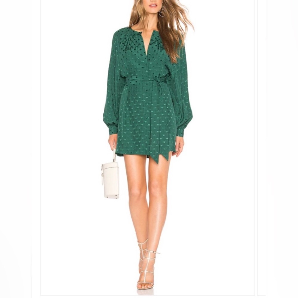 Tularosa Revolve Topanga Mini Dress Women’s M Kelly Green Cocktail Party Holiday